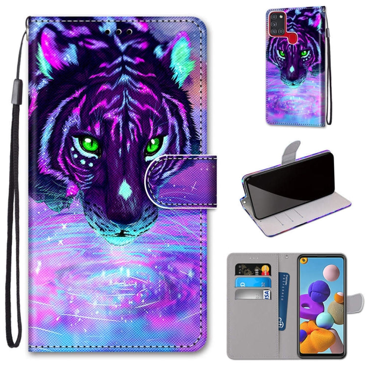 Coloured Drawing Cross Texture Horizontal Flip PU Leather Case with Holder & Card Slots & Wallet & Lanyard, Series 1