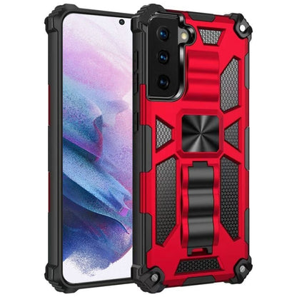 Shockproof TPU + PC Magnetic Protective Case with Holder