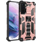 Shockproof TPU + PC Magnetic Protective Case with Holder, For Samsung Galaxy S21+ 5G