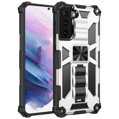 Shockproof TPU + PC Magnetic Protective Case with Holder