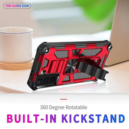 Shockproof TPU + PC Magnetic Protective Case with Holder