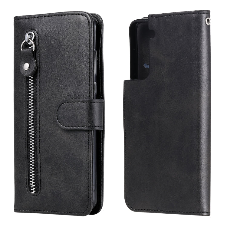 Fashion Calf Texture Zipper Horizontal Flip Leather Case with Holder & Card Slots & Wallet