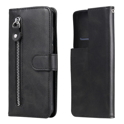 Fashion Calf Texture Zipper Horizontal Flip Leather Case with Holder & Card Slots & Wallet