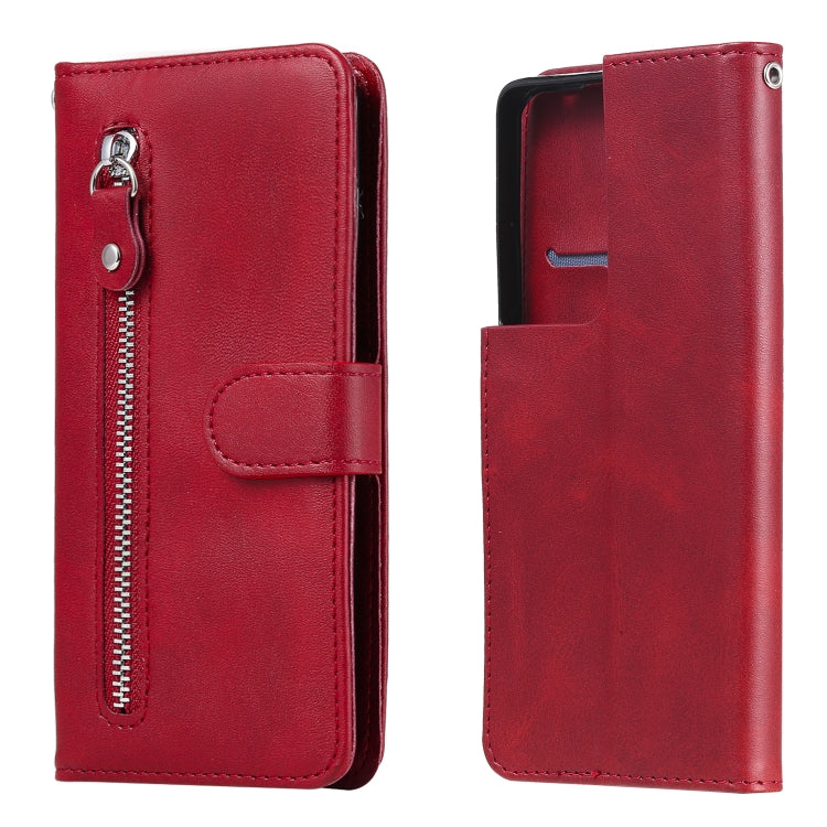 Fashion Calf Texture Zipper Horizontal Flip Leather Case with Holder & Card Slots & Wallet