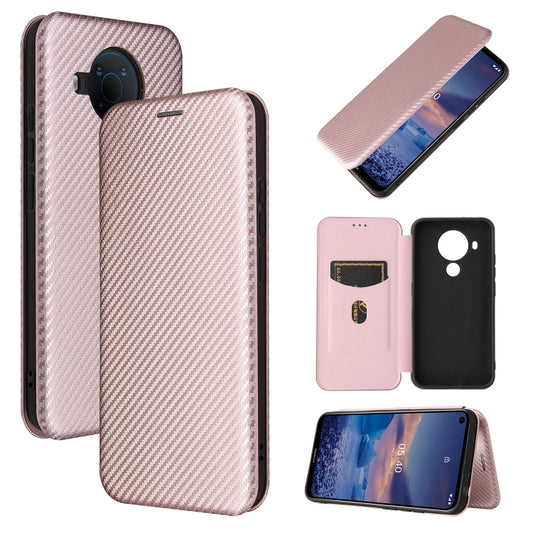 Carbon Fiber Texture Magnetic Horizontal Flip TPU + PC + PU Leather Case with Card Slot