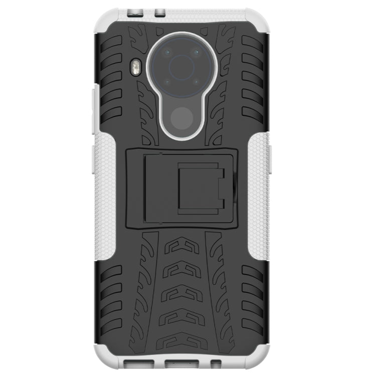 Tire Texture Shockproof TPU+PC Protective Case with Holder