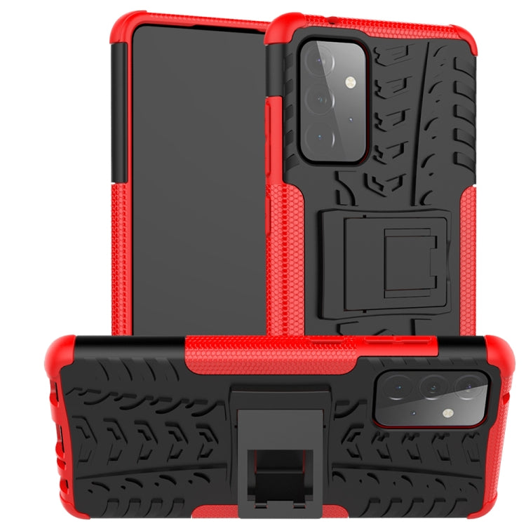 Tire Texture Shockproof TPU+PC Protective Case with Holder