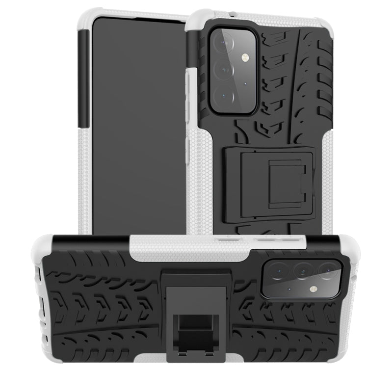 Tire Texture Shockproof TPU+PC Protective Case with Holder