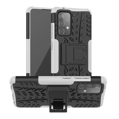 Tire Texture Shockproof TPU+PC Protective Case with Holder