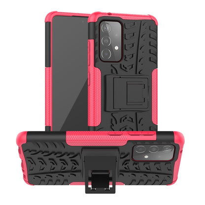 Tire Texture Shockproof TPU+PC Protective Case with Holder