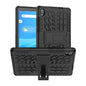 Tire Texture Shockproof TPU+PC Protective Case with Holder