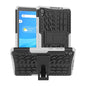 Tire Texture Shockproof TPU+PC Protective Case with Holder