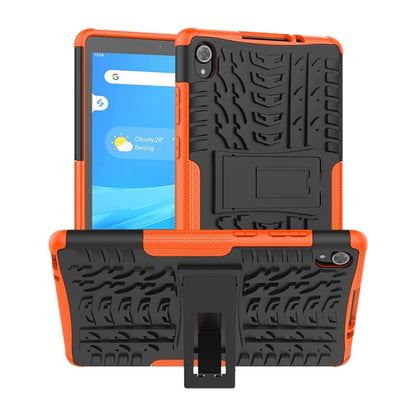 Tire Texture Shockproof TPU+PC Protective Case with Holder