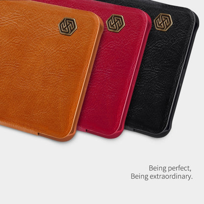 NILLKIN QIN Series Crazy Horse Texture Horizontal Flip Leather Case with Card Slot