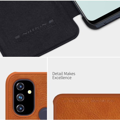 NILLKIN QIN Series Crazy Horse Texture Horizontal Flip Leather Case with Card Slot, For OnePlus Nord N100, For Samsung Galaxy S21 Ultra 5G, For Samsung Galaxy S21 Plus 5G