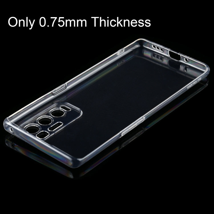 0.75mm Ultra-thin Transparent TPU Soft Protective Case, For OPPO Reno5 Pro+, For Samsung Galaxy A02s, For vivo Y51 2020, For vivo X60 Pro, For Xiaomi Mi 11
