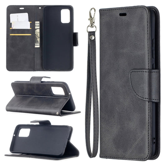 Retro Lambskin Texture Pure Color Horizontal Flip PU Leather Case with Holder & Card Slots & Wallet & Lanyard