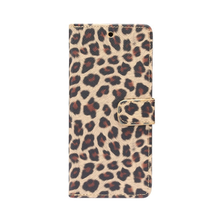 Leopard Pattern Horizontal Flip Leather Case with Holder & Card Slots