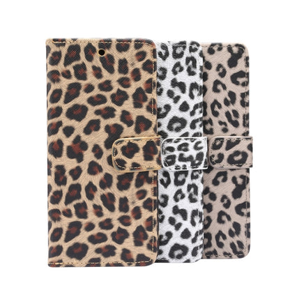 Leopard Pattern Horizontal Flip Leather Case with Holder & Card Slots