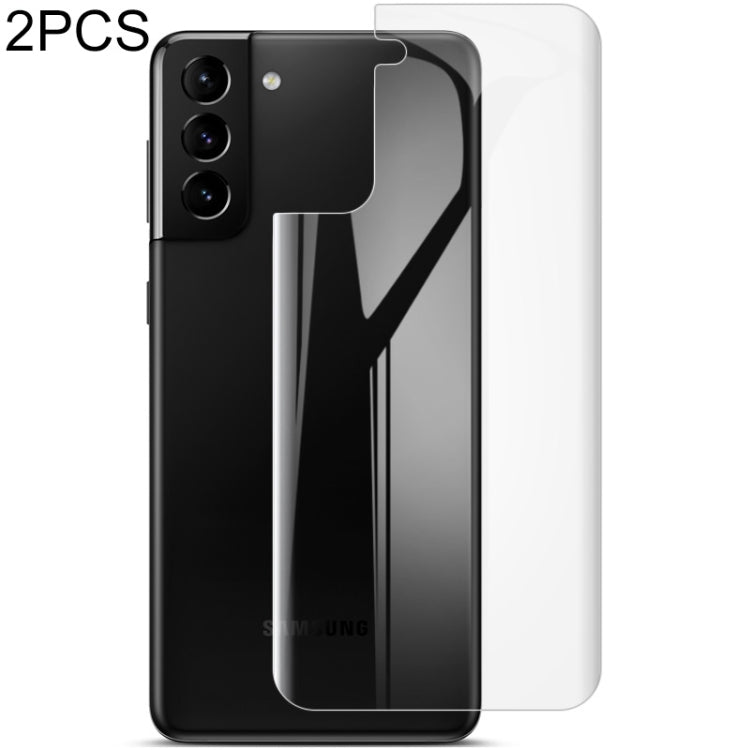 2 PCS IMAK 0.15mm Curved Full Screen Protector Hydrogel Film Back Protector, For Samsung Galaxy S21 5G, For Samsung Galaxy S21 Plus 5G, For Samsung Galaxy S21 Ultra 5G