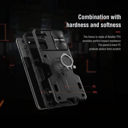 NILLKIN Shockproof CamShield Armor Protective Case with Invisible Ring Holder