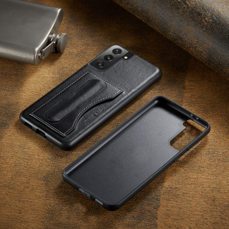 Fierre Shann Full Coverage Protective Leather Case with Holder & Card Slot