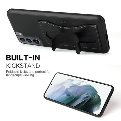 Fierre Shann Full Coverage Protective Leather Case with Holder & Card Slot