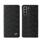 Fierre Shann Crocodile Texture Magnetic Horizontal Flip Genuine Leather Case with Holder & Card Slot, For Samsung Galaxy S21 5G, For Samsung Galaxy S21+ 5G, For Samsung Galaxy S21 Ultra 5G