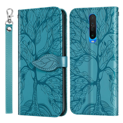 Life of Tree Embossing Pattern Horizontal Flip Leather Case with Holder & Card Slot & Wallet & Photo Frame & Lanyard