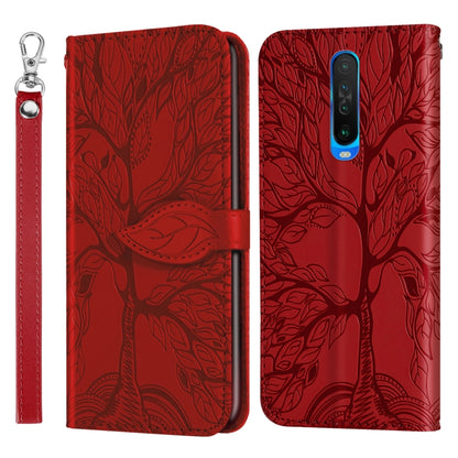 Life of Tree Embossing Pattern Horizontal Flip Leather Case with Holder & Card Slot & Wallet & Photo Frame & Lanyard