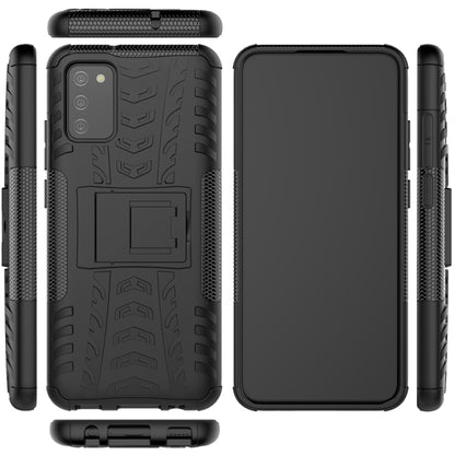 Tire Texture Shockproof TPU+PC Protective Case with Holder