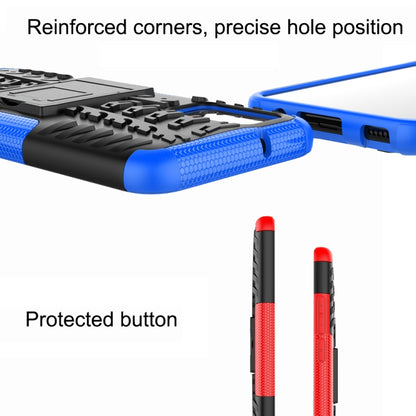 Tire Texture Shockproof TPU+PC Protective Case with Holder