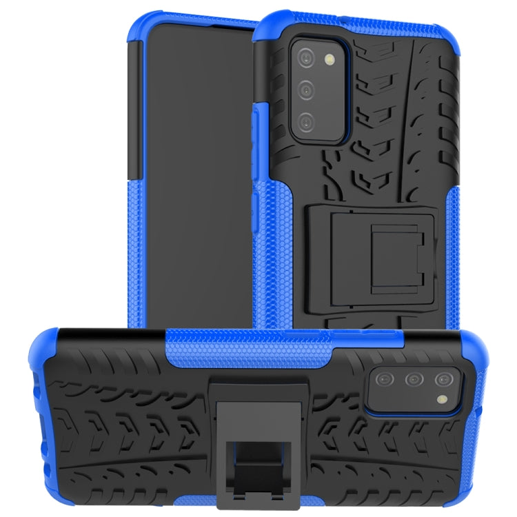 Tire Texture Shockproof TPU+PC Protective Case with Holder