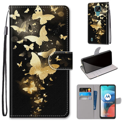 Coloured Drawing Cross Texture Horizontal Flip PU Leather Case with Holder & Card Slots & Wallet & Lanyard, Series 1