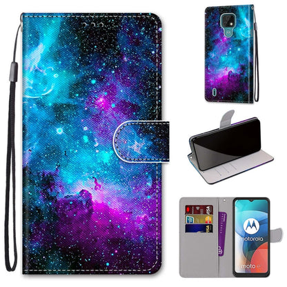 Coloured Drawing Cross Texture Horizontal Flip PU Leather Case with Holder & Card Slots & Wallet & Lanyard, Series 1
