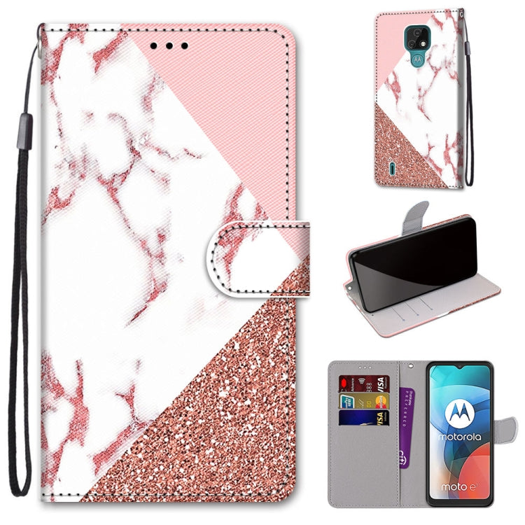 Coloured Drawing Cross Texture Horizontal Flip PU Leather Case with Holder & Card Slots & Wallet & Lanyard, Series 1