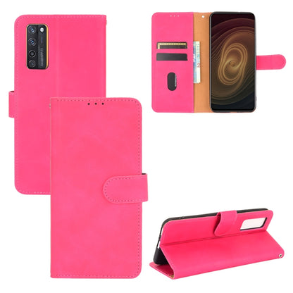 Solid Color Skin Feel Magnetic Buckle Horizontal Flip Calf Texture PU Leather Case with Holder & Card Slots & Wallet, For OnePlus 9, For OnePlus 9 Pro, For ZTE Axon 20 5G / A20 5G