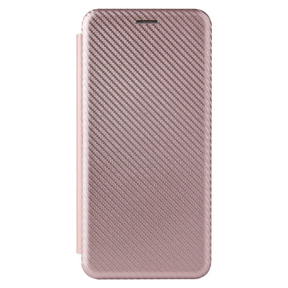 Carbon Fiber Texture Magnetic Horizontal Flip TPU + PC + PU Leather Case with Card Slot, For ZTE Blade A7s 2020