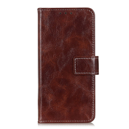 Retro Crazy Horse Texture Horizontal Flip Leather Case with Holder & Card Slots & Photo Frame & Wallet