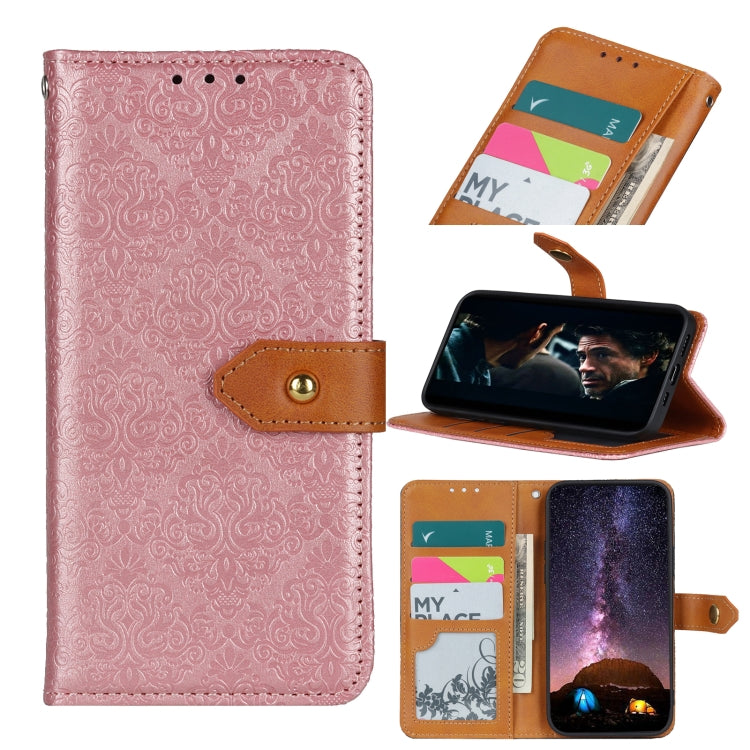 European Floral Embossed Copper Buckle Horizontal Flip PU Leather Case with Holder & Card Slots & Wallet & Photo Frame, For OPPO Find X3 / X3 Pro, For Sony Xperia Ace II, For Samsung Galaxy A02s (US Version), For Xiaomi Redmi Note 10 4G / Note 10S�����...