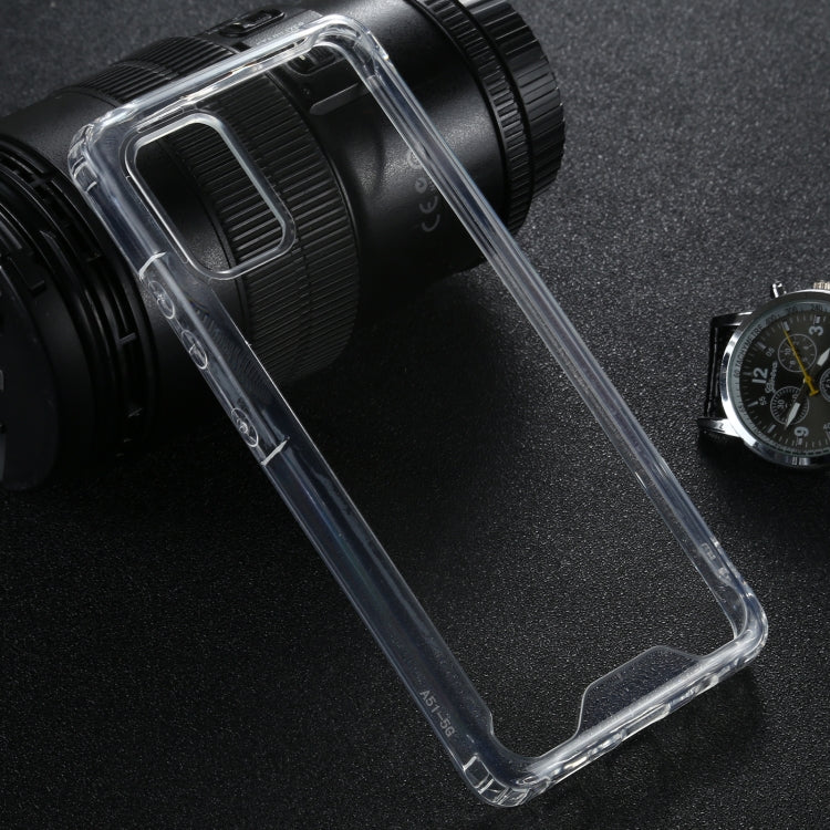 Four-corner Shockproof Transparent TPU + PC Protective Case