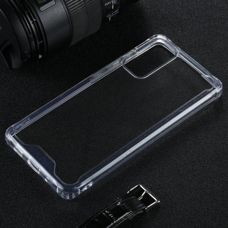 Four-corner Shockproof Transparent TPU + PC Protective Case