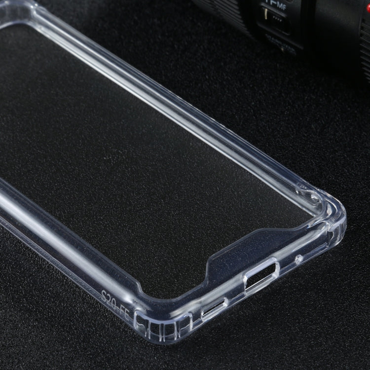 Four-corner Shockproof Transparent TPU + PC Protective Case