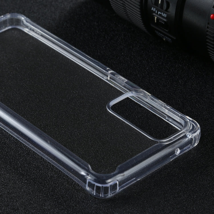 Four-corner Shockproof Transparent TPU + PC Protective Case