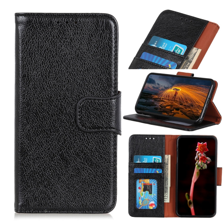 Copper Buckle Nappa Texture Horizontal Flip Leather Case with Holder & Card Slots & Wallet