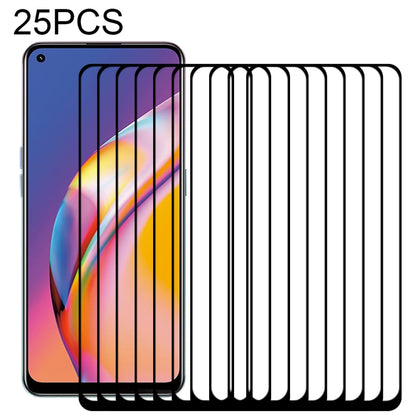 25 PCS Full Glue Full Cover Screen Protector Tempered Glass Film