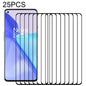 25 PCS Full Glue Full Cover Screen Protector Tempered Glass Film
