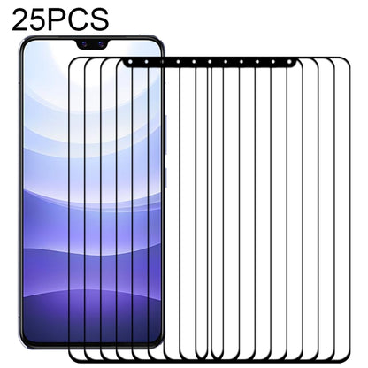 25 PCS Full Glue Full Cover Screen Protector Tempered Glass Film