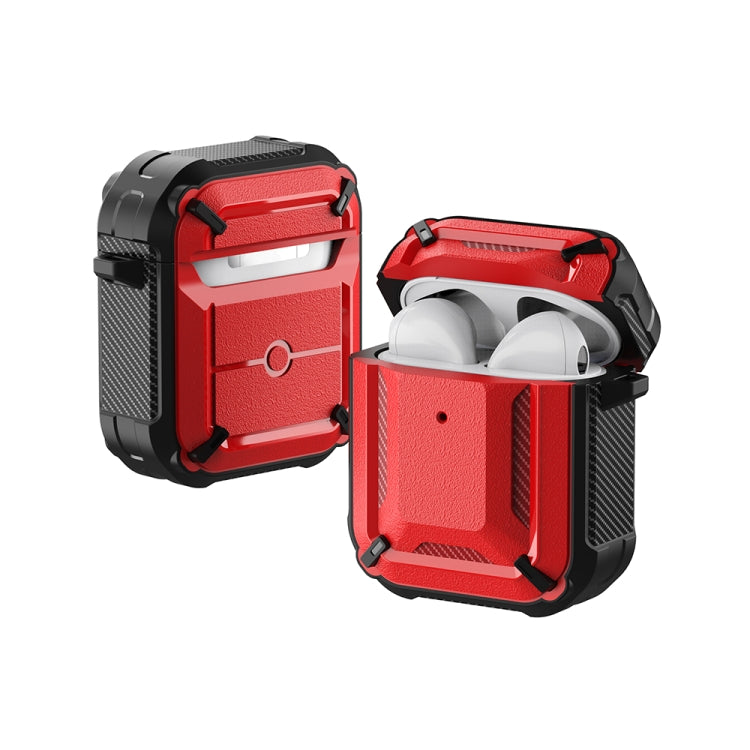 Wireless Earphones Shockproof Diamond Square Pattern Silicone Protective Case, For AirPods 1/2