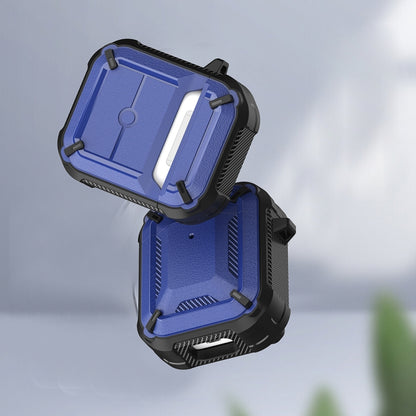 Wireless Earphones Shockproof Diamond Square Pattern Silicone Protective Case, For AirPods 1/2